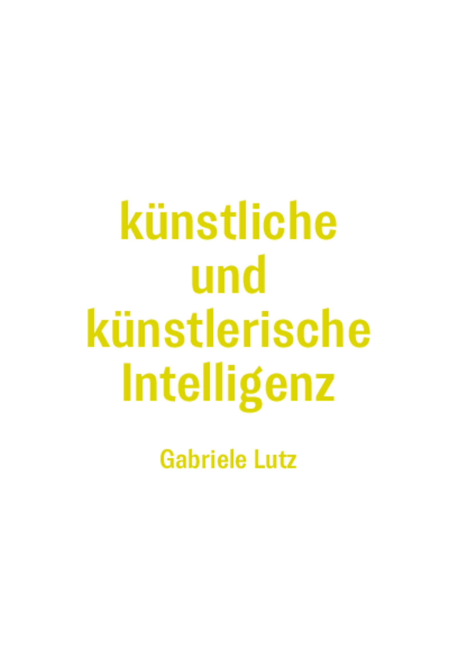 Kunst und künstlische Intelligenz, 2018